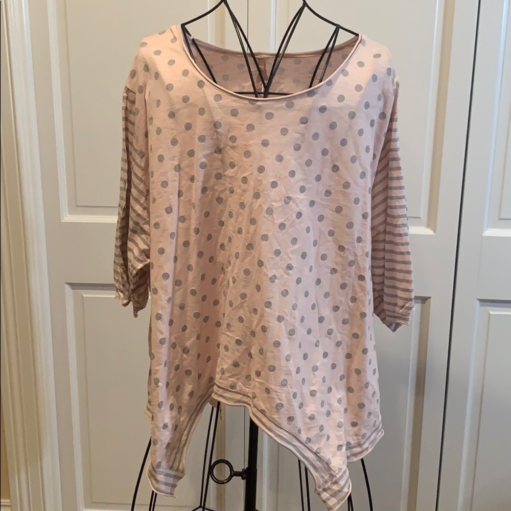 Breeze back 3/4 Sleeve Blouse